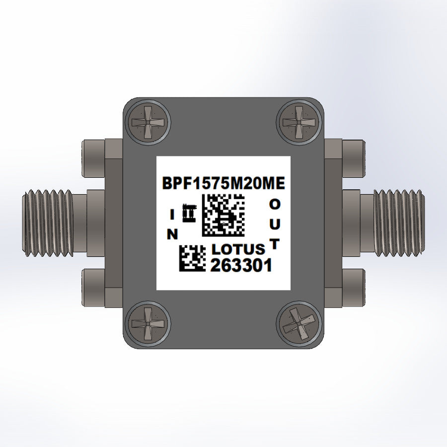 L1 GPS Band Pass Filter with 20MHz Bandwidth