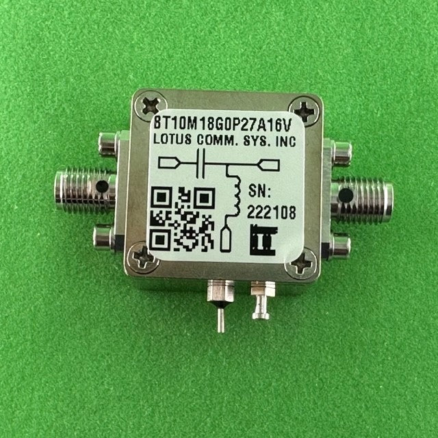 Bias Tee Broadband 10 MHz to 18 GHz (Max. 270mA) 16V DC