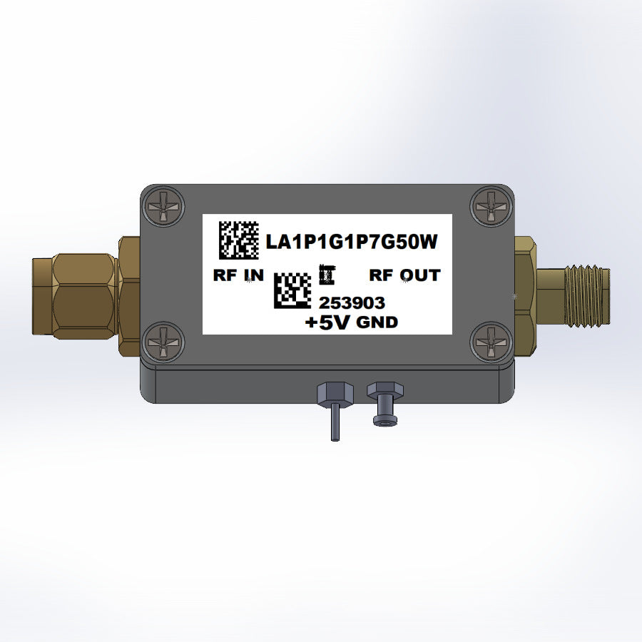 GPS/GNSS Low Noise Amplifier 0.6dB NF 1.1G-1.7GHz 50dB Gain