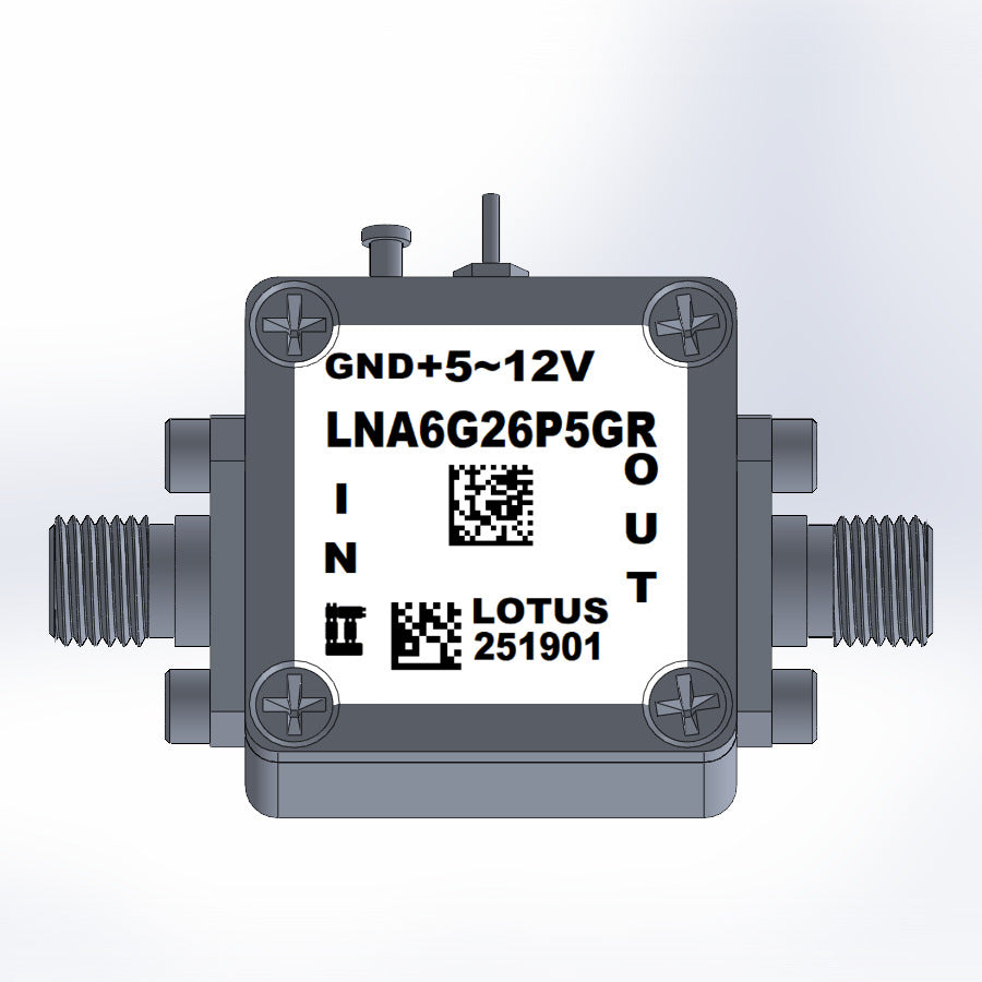 Low Noise Amplifier 2.5dB NF 6 - 26.5 GHz 20dB Gain 10dBm P1dB