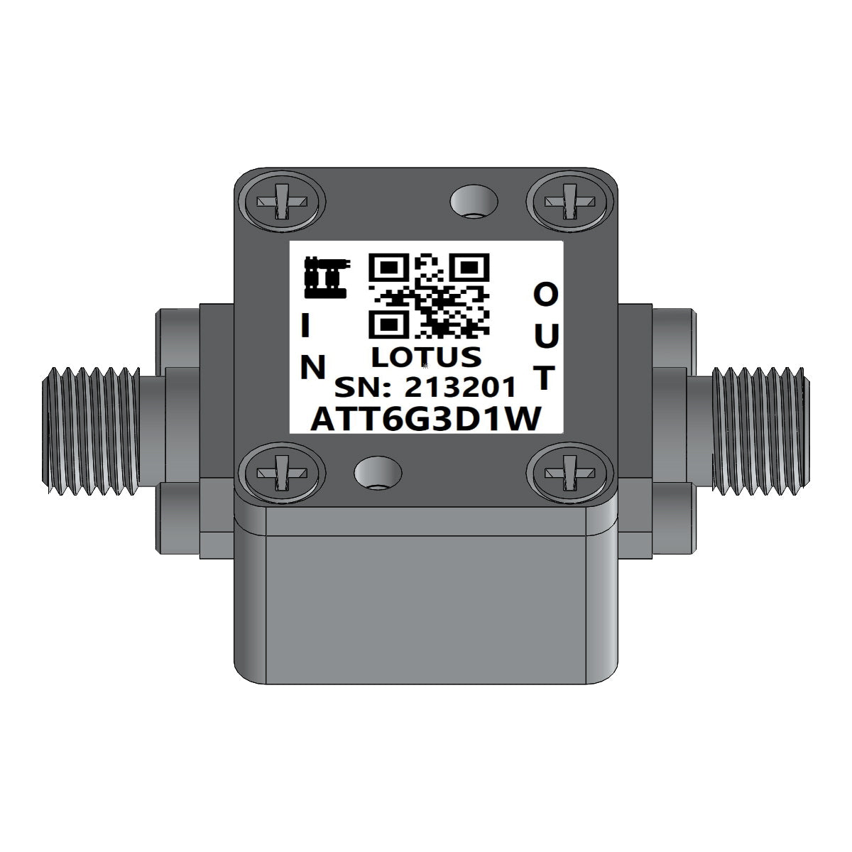 Attenuator (Precision Chip) 1 Watt 3dB Attenuation (0~6 GHz)