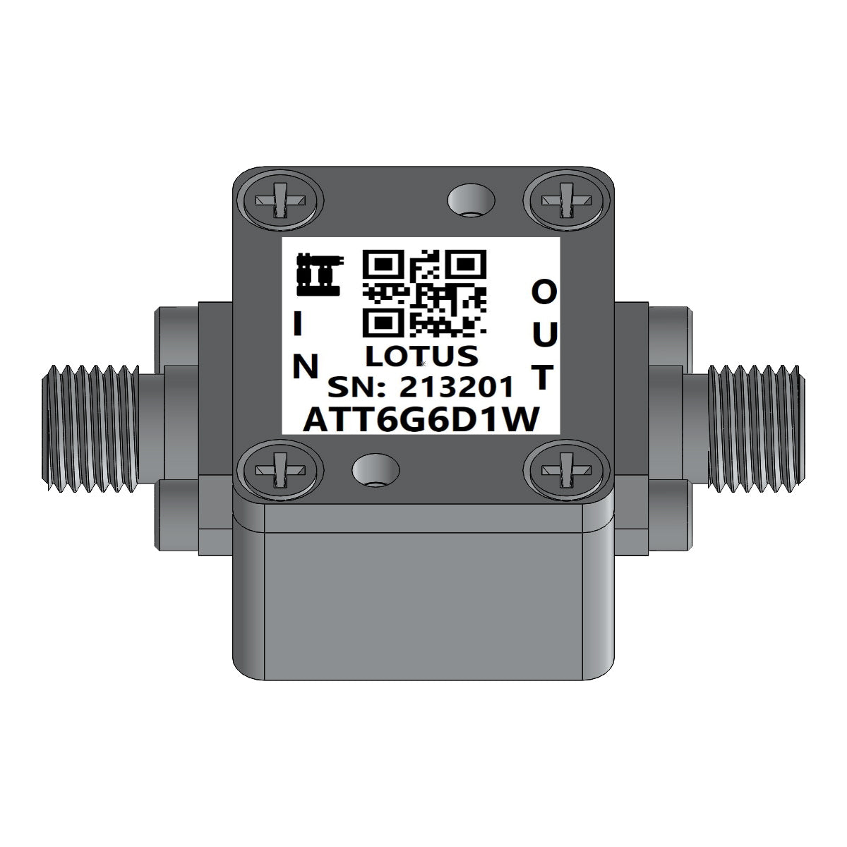 Attenuator (Precision Chip) 1 Watt 6dB Attenuation (0~6 GHz)