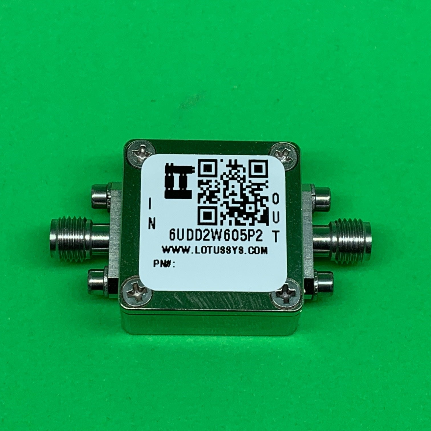 RF Enclosure Kit for 0.020"/0.5mm PCB (size 9/16"X9/16") Passive 2.92mm Connector