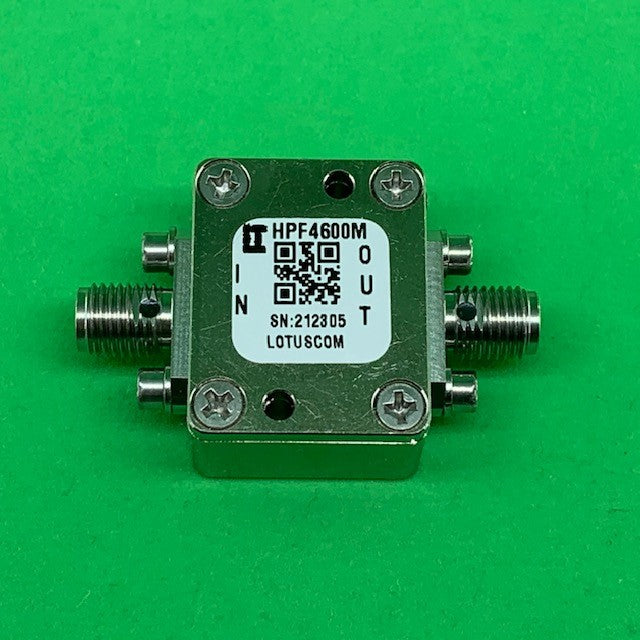 High Pass Filter (LTCC Construction) HPF4600M Pass Band 5G - 11GHz