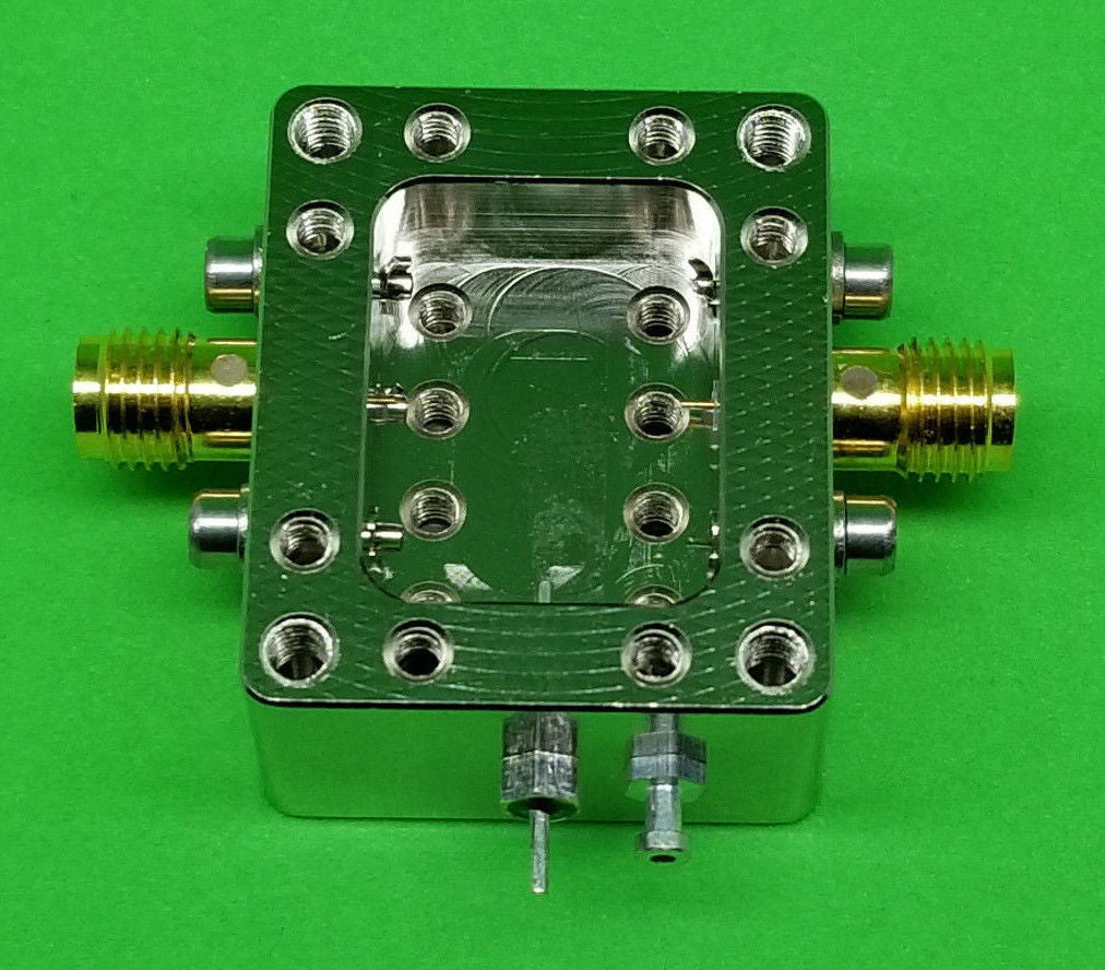 6UDE2W6S1A2 Enclosure Kit for 0.020"/0.5mm PCB (size 0.5625"x0.75") 2 SMA Active 0.58" Height