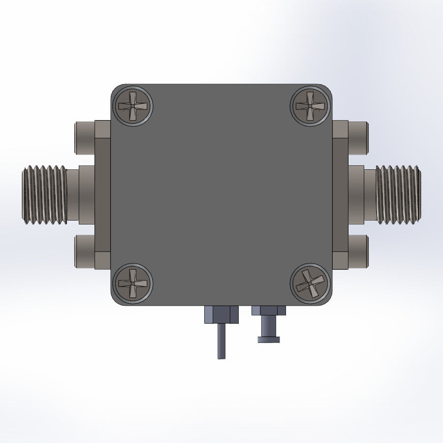 6UDD4W6H41SMAA2 Enclosure Kit for 0.042"/1mm PCB (size 0.5625"x0.5625") 2 SMA Active 0.48" Height