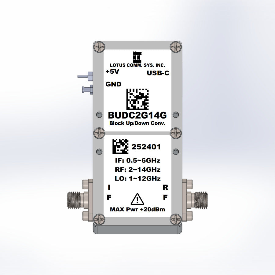 Software Defined Block Up/Down Converter 2G~14GHz BUDC2G14G