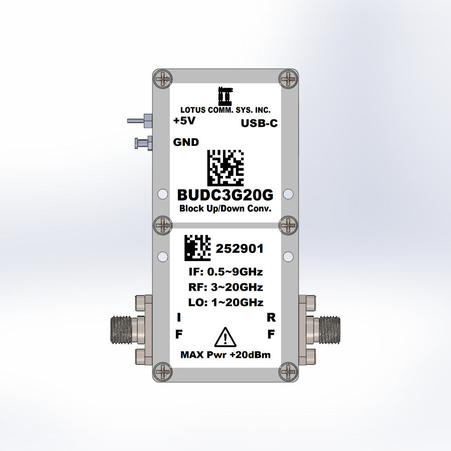 Software Defined Block Up/Down Converter 3G~20GHz