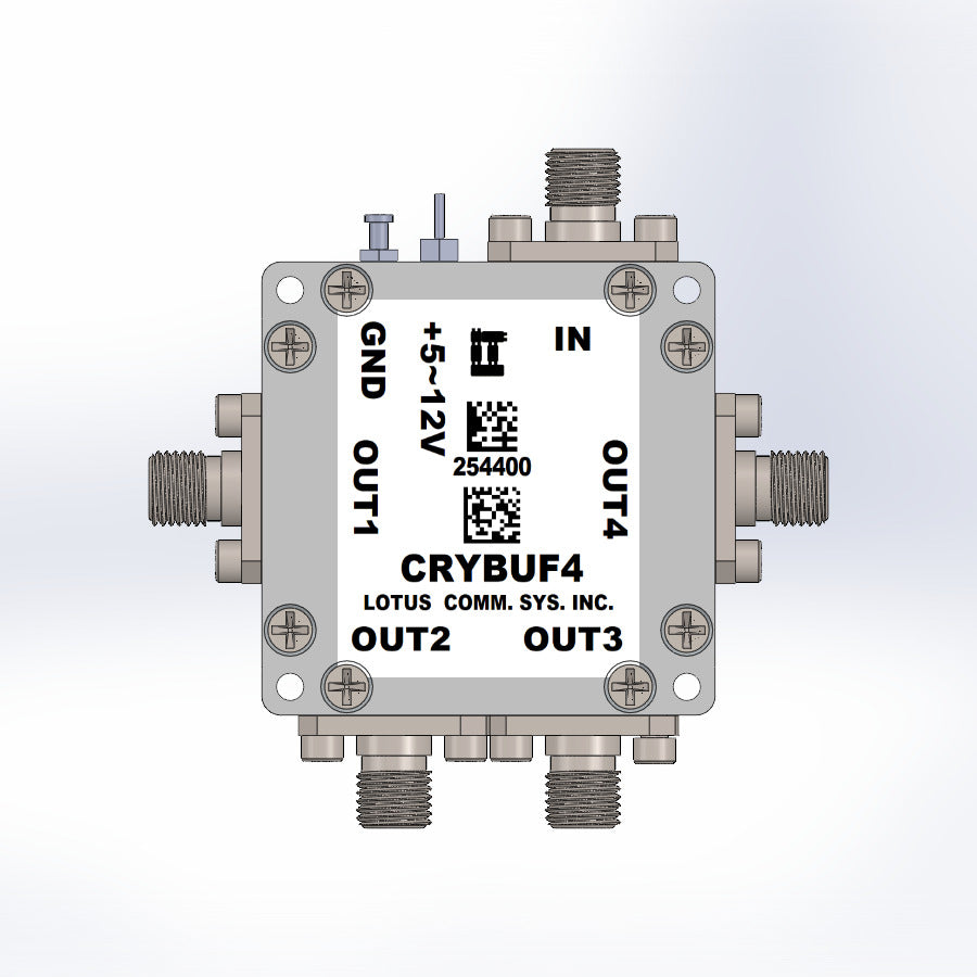 Clock Distribution 4 Outputs 1 Input (Wide Vol. +5~12V)