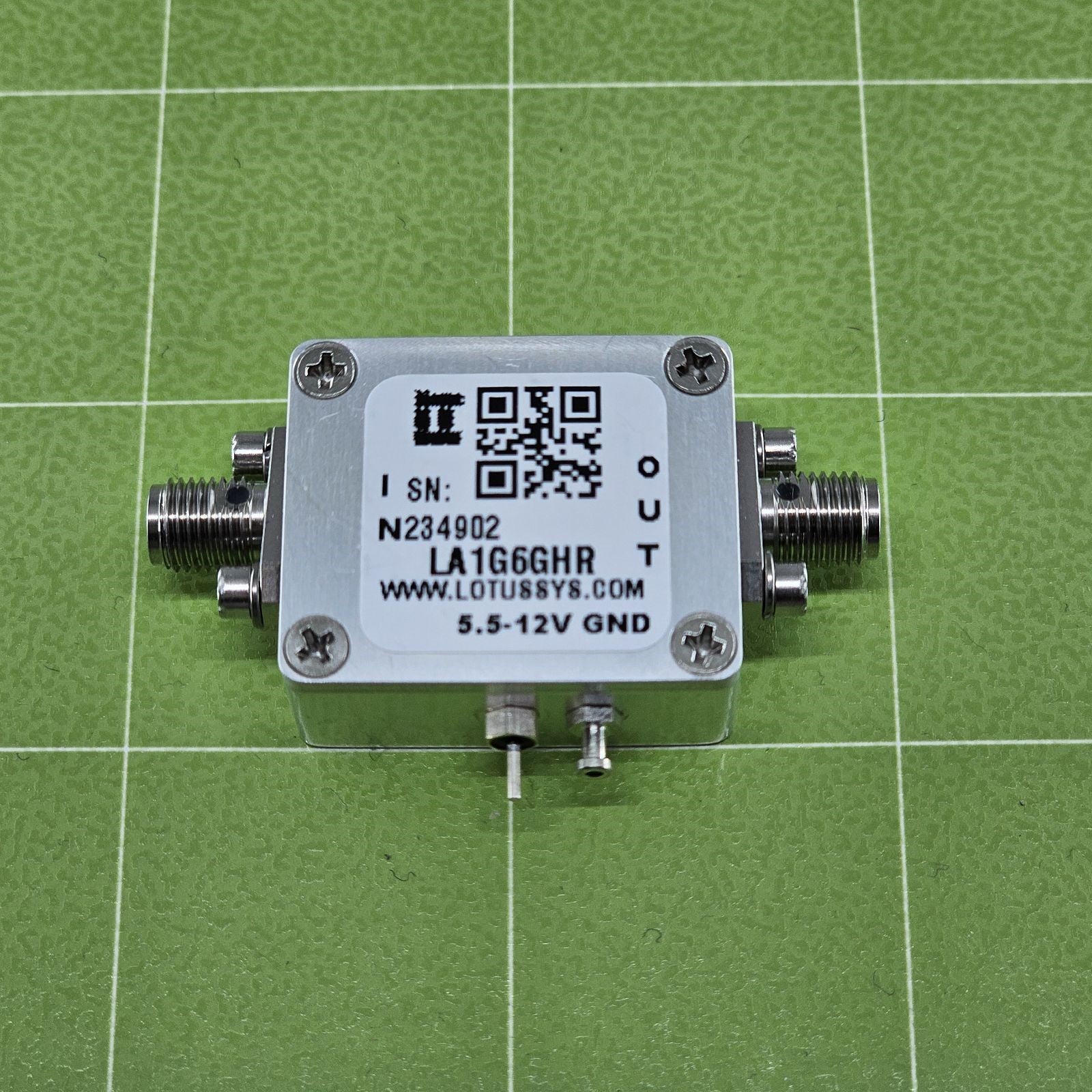 Low Noise Amplifier 1.0dB NF 1GHz to 6GHz 34dB Gain SMA