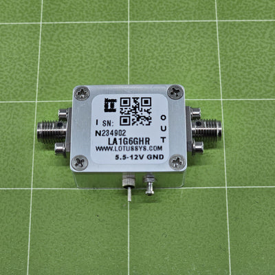 Low Noise Amplifier 1.0dB NF 1GHz to 6GHz 34dB Gain SMA