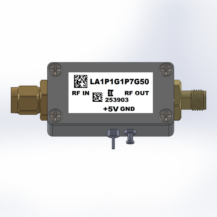 GPS/GNSS Low Noise Amplifier 0.6dB NF 1.1G-1.7GHz 50dB Gain