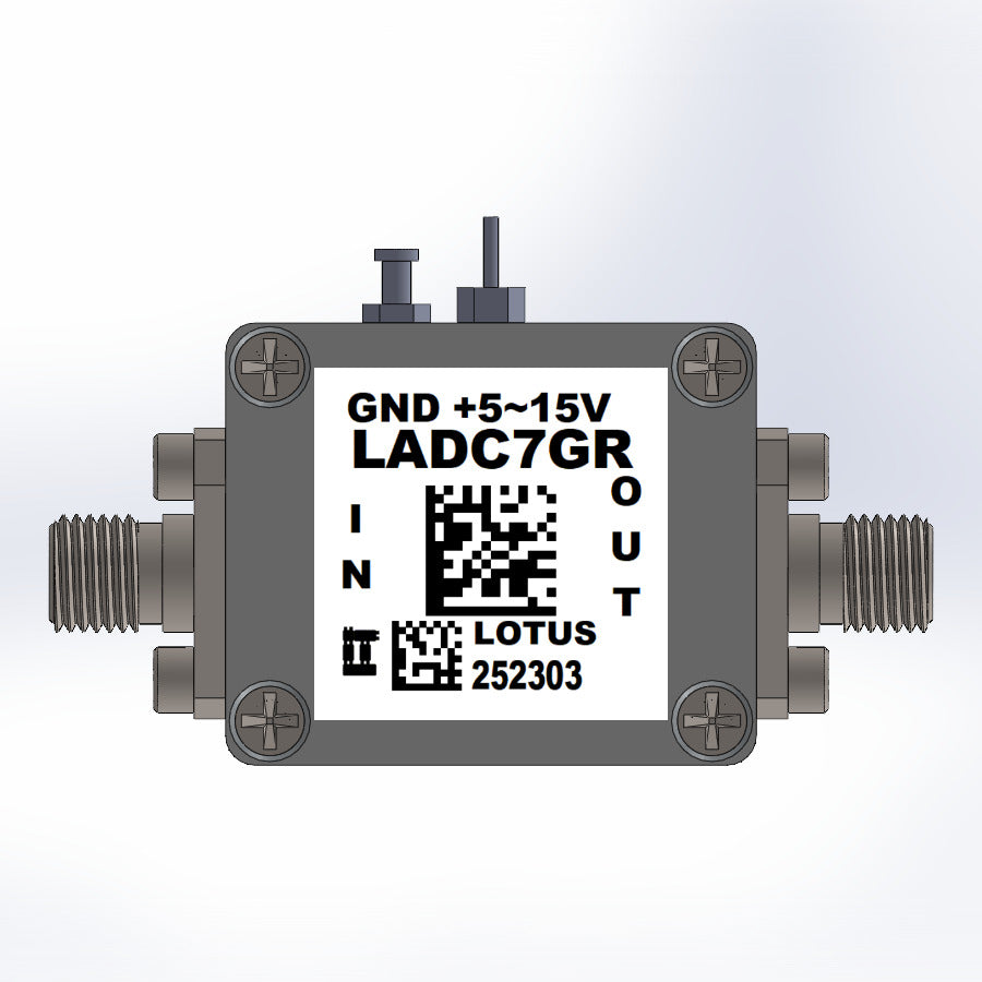 Low Noise Amplifier 2.3dB NF DC~7GHz 16dB Gain 3dBm P1dB SMA