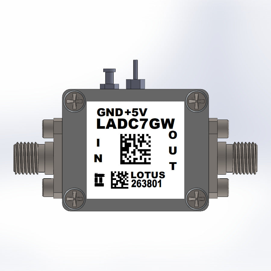 Low Noise Amplifier 2.3dB NF DC~7GHz 16dB Gain 3dBm P1dB SMA