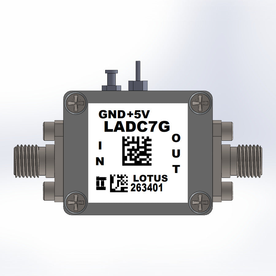 Low Noise Amplifier 2.3dB NF DC~7GHz 16dB Gain 3dBm P1dB SMA