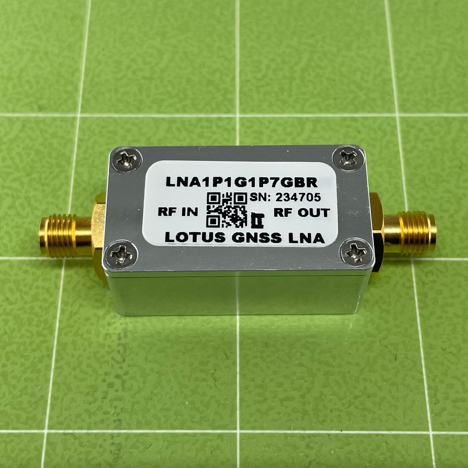 GPS/GNSS Low Noise Amplifier 0.6dB NF 1.1G-1.7GHz 29dB Gain 20dBm P1dB SMA
