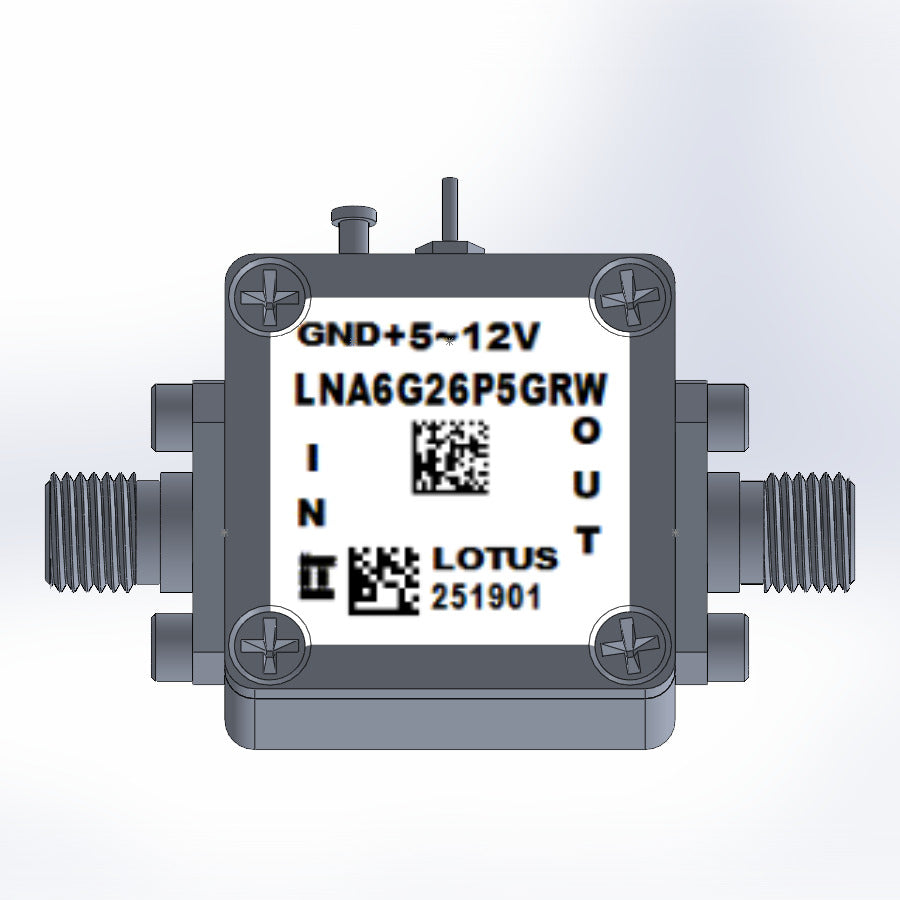 Low Noise Amplifier 2.5dB NF 6 - 26.5 GHz 20dB Gain 10dBm P1dB