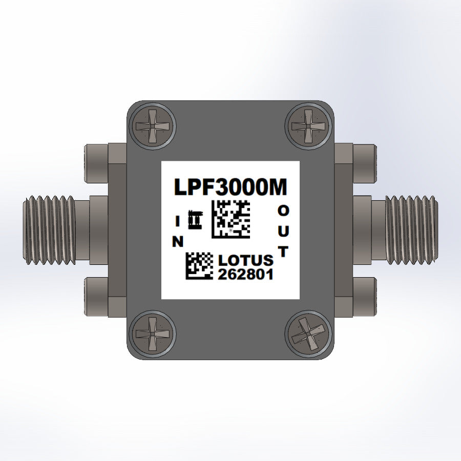 Low Pass Filter (LTCC Construction) Pass Band DC-3000MHz