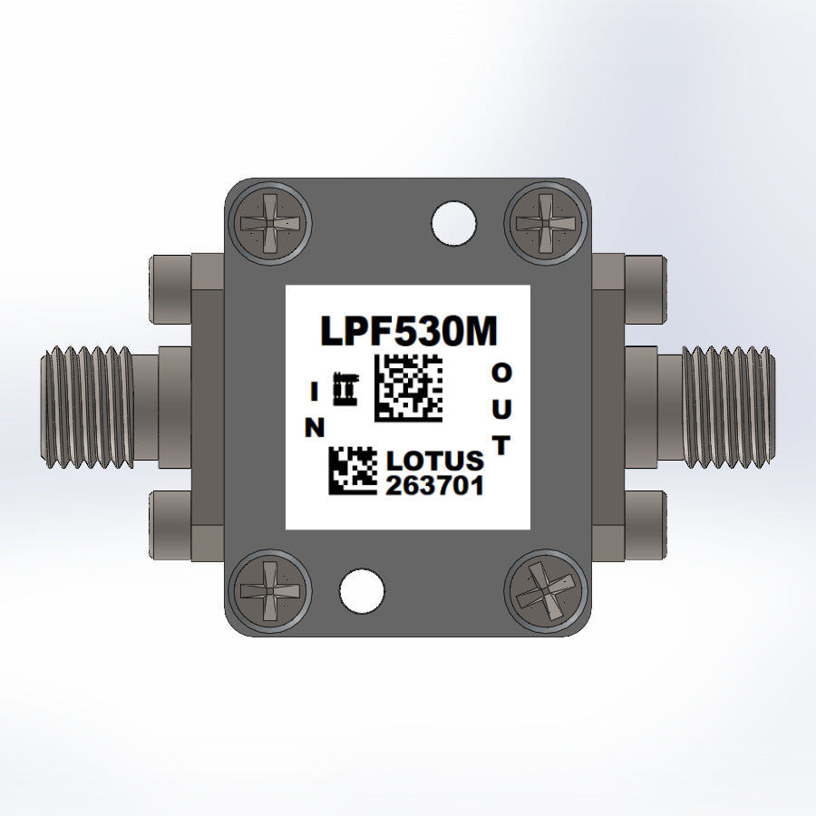 Low Pass Filter LPF530M (LTCC Construction) Pass Band DC-530 MHz