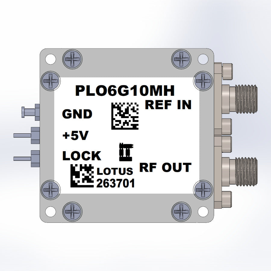 6 GHz Phase Locked Oscillator 10 MHz External Ref. High RF Output