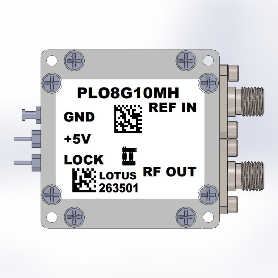 8 GHz Phase Locked Oscillator 10 MHz External Ref. High RF Output