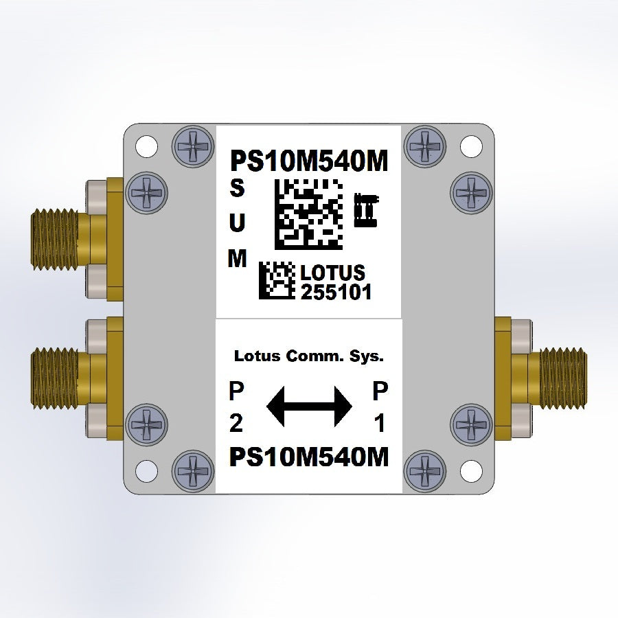 Power Splitter/Combiner 2 Way 50Ω 10 to 540 MHz 15 Watt