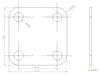 6UDD2W6S1A2 Enclosure Kit for 0.020"/0.5mm PCB (size 0.5625"x0.5625") 2 SMA Active 0.58" Height