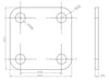 RF Enclosure Kit for 0.030"/0.8mm PCB (size 9/16"X9/16") Passive SMA Connector