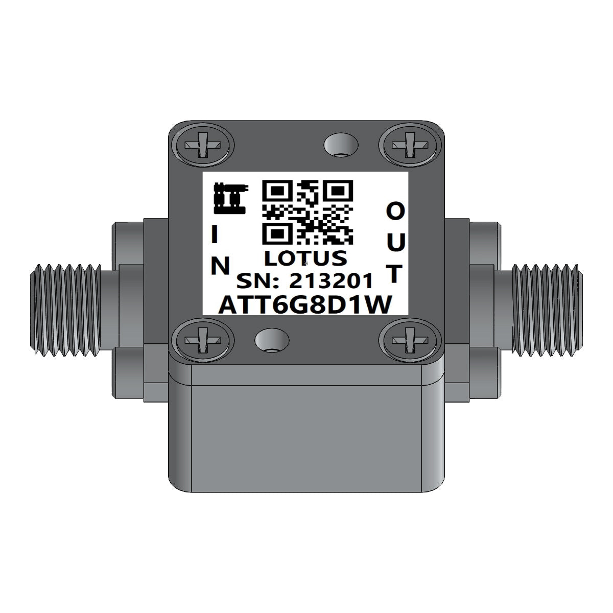 Attenuator (Precision Chip) 1 Watt 8dB Attenuation (0~6 GHz) - LOTUS ...