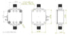 Limiter 9 kHz - 6 GHz (Adjustable threshold from +25 dBm to +35 dBm)