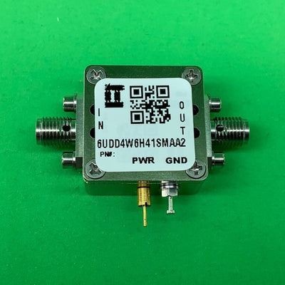 6UDD4W6H41SMAA2 Enclosure Kit for 0.042"/1mm PCB (size 0.5625"x0.5625") 2 SMA Active 0.48" Height
