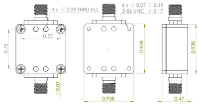 RF Limiter 8G - 12 GHz 50 Watts