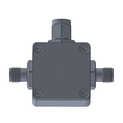 6UDD4W6H52SMAA3W Enclosure Kit for 0.040"/1mm PCB (size 0.5625"x0.5625") 3 SMA Active 0.6" Height