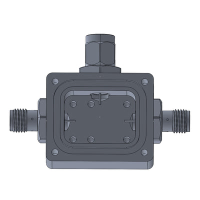 6UED2W6H52SMAA3W Enclosure Kit for 0.02"/0.5mm PCB (size 3/4"x9/16") 3 SMA Active 0.6" Height