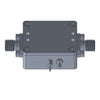 6UED6W6H41SMAA2 Enclosure Kit for 0.062"/1.6mm PCB (size 3/4"x9/16") 2 SMA Active 0.48" Height