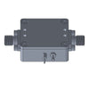 6UED2W6H41SMAA2 Enclosure Kit for 0.02"/0.5mm PCB (size 3/4"x9/16") 2 SMA Active 0.48" Height