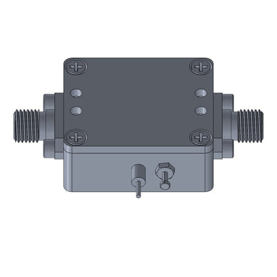 6UED2W6H41SMAA2 Enclosure Kit for 0.02"/0.5mm PCB (size 3/4"x9/16") 2 SMA Active 0.48" Height