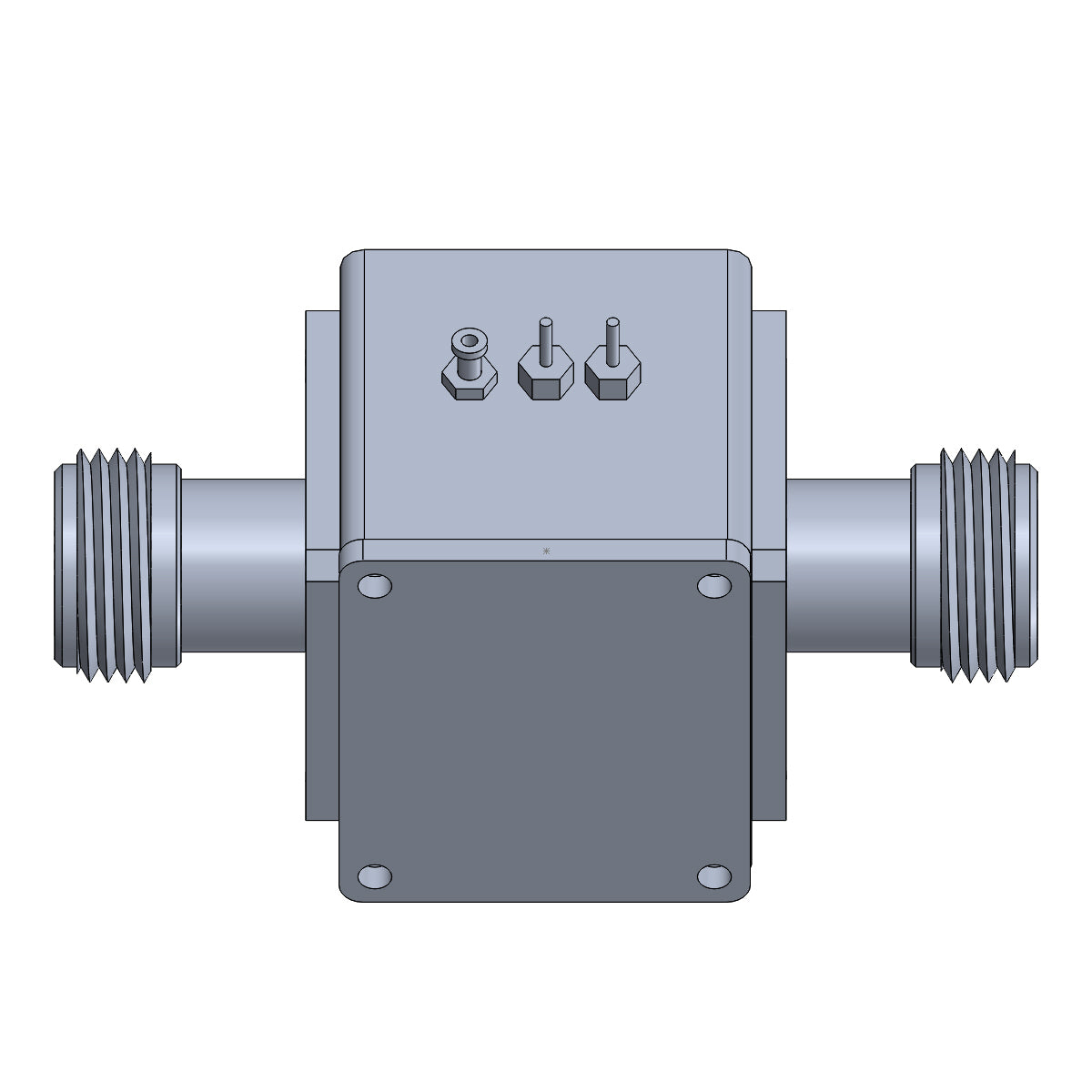 RF Enclosure Kit for 0.062" PCB (size 0.8"x0.99") 75 Ohm N 2 Active Power Input