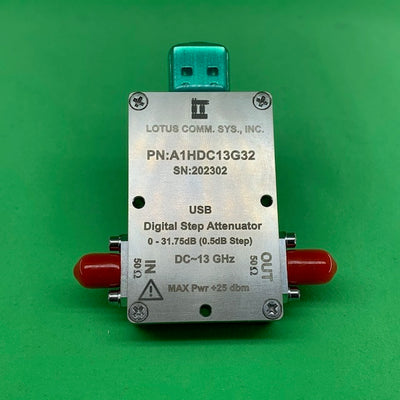 1 Channel 32 dB Programmable Attenuator (USB Stick), 0.5 dB Step, DC - 13 GHz