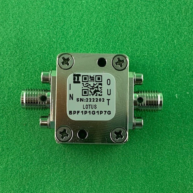 GNSS/GPS/GLONASS/BeiDou Band Pass Filter 1100~1700MHz