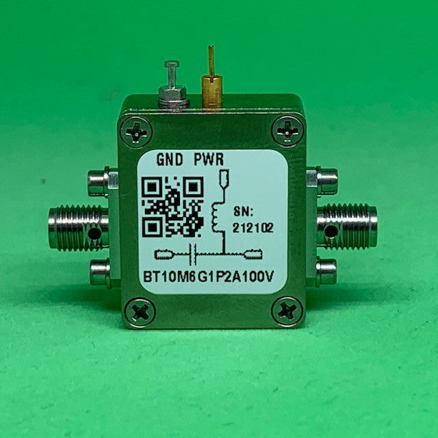Bias Tee Broadband 10 MHz to 6 GHz (Max. 1.2A 100V DC)