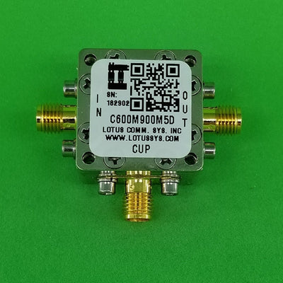 Directional Coupler 600 MHz to 900 MHz 5dB 70W Low Insertion Loss
