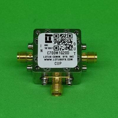 Directional Coupler 700 MHz to 1000 MHz 20dB 2W Low Insertion Loss