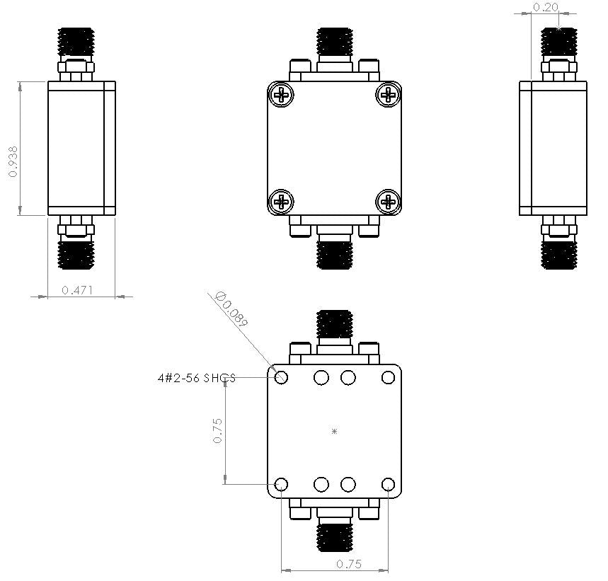 RF Enclosure Kit for 0.062
