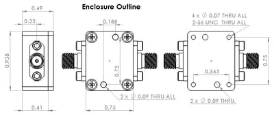 Attenuator (Precision Chip) 1 Watt 3dB Attenuation (0~6 GHz)