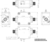 Low Noise Amplifier 1.2dB NF 5GHz to 9GHz 22dB Gain 14dBm P1dB SMA