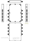 4 Channel 96 dB Programmable Attenuator (USB-C), 0.25 dB Step, 9K-8GHz