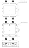 Hybrid 90 Degree 3dB Coupler 1G to 2 GHz 60W