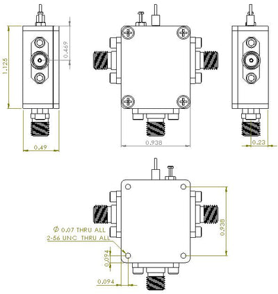 Active Frequency Mixer (MIX2G14G5M3G) 2GHz to 14GHz RF and 4.5M - 3G IF (LTC5548)