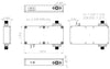 Block Up Converter 3G~6GHz RF 0.5G~3.5GHz IF